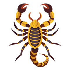 Wall Mural - scorpion vector art illustration