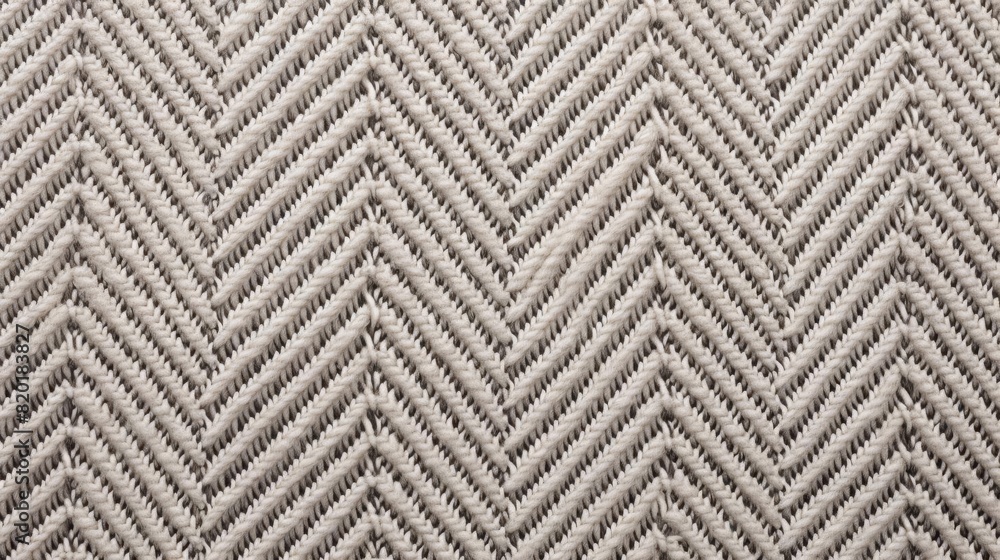 Woven fabric texture with a detailed herringbone pattern in neutral ...