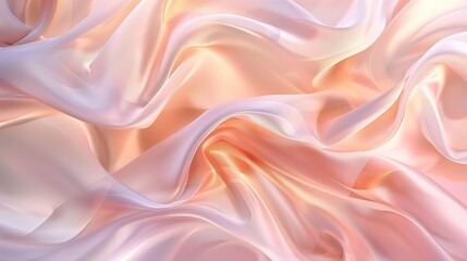 Wall Mural - Abstract art background with silky waves