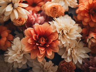 Wall Mural - Close-up shot showcases stunning flowers