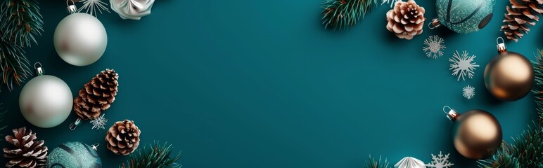 Wall Mural - christmas banner. background xmas design. horizontal holiday christmas poster, greeting cards, heade