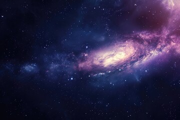 Beautiful cosmic background with vibrant colors