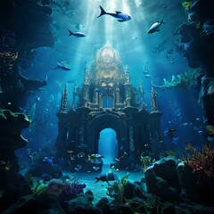 a underwater kingdom now abandoned