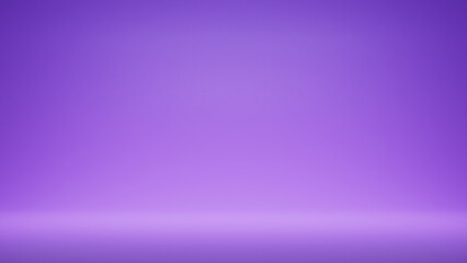Poster - Purple empty bright background copy space. festive and advertising eco background - place for your text and design, product placement show room Purple color minimalism backdrop with spotlight gradient