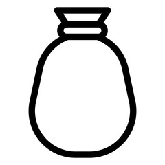 Poster - waste bag icon 