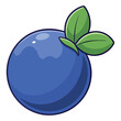 © Shapla - Blueberry cartoon vector Illustration flat style artwork concept