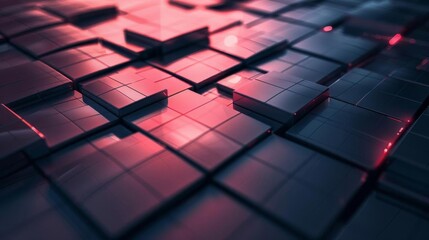Tech grid background