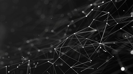 Tech lines on black background
