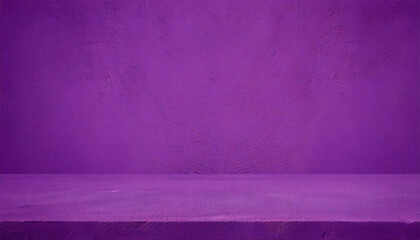 Wall Mural - Purple room A space with deep purple walls. Plain material. layout.