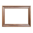 © waqar - Wooden photo frame isolated on transparent background