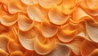 © GeorgV - Abstract Orange and Peach Floral Petals Pattern