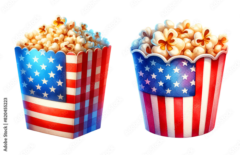 4th of july popcorn buckets