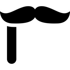 Canvas Print - moustache icon