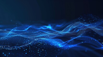 Abstract big data visualization. futuristic space. Technology background design
