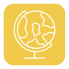 Wall Mural - Geography vector icon. Can be used for Online Education iconset.