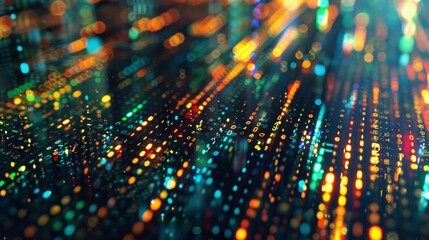 A creative texture featuring binary coding for software programming.

