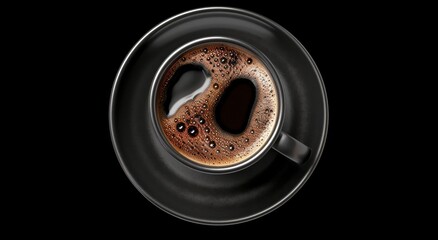 Sticker - A Cup of Coffee With a Spoon