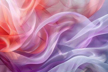 Wall Mural - Harmonious gradients merging in a delicate dance of form and color.