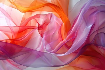 Wall Mural - harmonious gradients merging in a delicate dance of form and color.