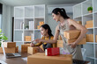© Natee Meepian - Asian women organizing ecommerce logistics for online business. Concept of teamwork, efficient operations, and order fulfillment