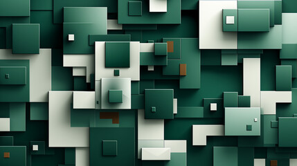 Wall Mural - Abstract geometric background with a pattern geometric shapes. Space for text.