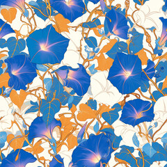 Canvas Print - seamless pattern with leaves