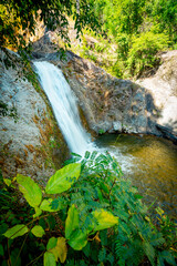 Wall Mural - Chae Son waterfall in Thailand	