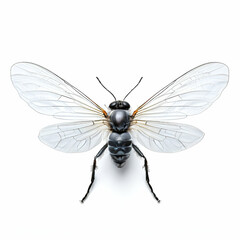 dragonfly isolated on white