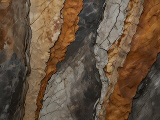 Wall Mural - Stone texture, brown and grey, natural texture, generative AI