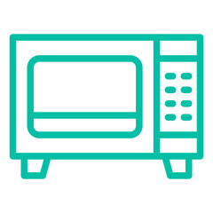 Wall Mural - Microwave Vector Icon Design Illustration