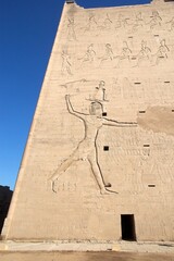 Wall Mural - Temple of Edfu, west bank of the Nile, Edfu, Egypt