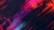 © Davy - glitch texture background with neon colors and grainy noise effects. Abstract digital template design for banners, posters or covers