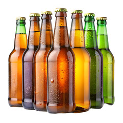 Beer Bottle isolated on transparent background