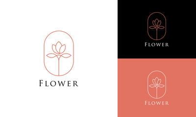 Wall Mural - Leaf Flower Tree monoline. Universal creative premium symbol. Vector sign icon logo template. Vector illustration