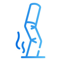 cigarette gradient icon