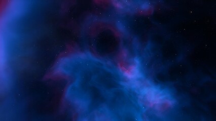 nebula gas cloud in deep outer space
