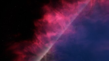 nebula gas cloud in deep outer space
