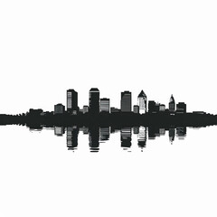 Wall Mural - Richmond city skyline vector illustration skyline