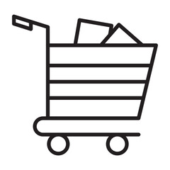 Canvas Print - Shopping Cart Icon