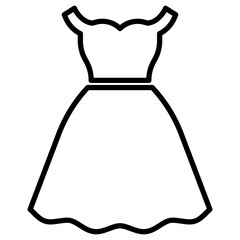 Sticker - Woman Dress Icon