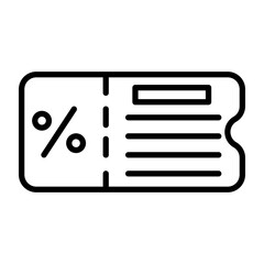 Canvas Print - Ticket Icon