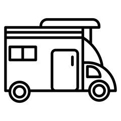 Sticker - Camper Icon