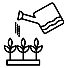 Poster - Watering Icon