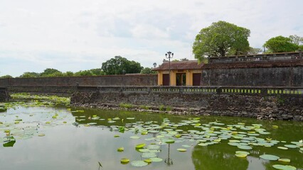 Sticker - Hue Imperial City fortress in Hue, Vietnam