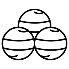 Sticker - Choco Balls Icon