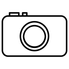 Canvas Print - Compact Camera Icon