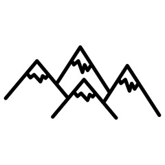 Poster - Hills Landscape Icon