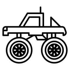 Sticker - Race Truck Icon