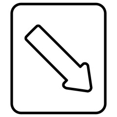 Sticker - Keep Left Icon