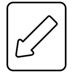 Sticker - Keep Right Icon